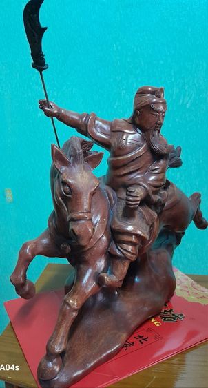 ขายรูปปั้นกวนอูขี่ม้า งานสวย ขนาดใหญ่ น้ำหนักแน่น รูปที่ 2