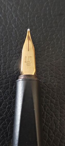 ปากกาหมึกซึม Alfred Dunhill Gemline 18K ชุบทอง สไตล์วินเทจ ราคาต่อรองได้