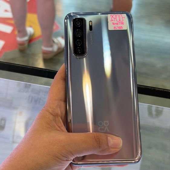 Huawei Nova7 SE สีเงิน เครื่องศูนย์ สภาพสวยมาก จอ6.5นิ้ว แรม8รอม128 Kirin820 กล้อง64ล้าน(4ตัว)🩷🩷 รูปที่ 2