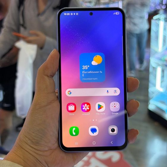 Galaxy A54 128 GB Samsung A54 5G สีม่วง เครื่องศูนย์ สภาพสวยมากๆ จอ6.4นิ้ว แรม8รอม128 กล้อง50ล้าน(3ตัว) 🔥🔥
