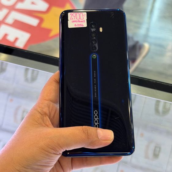 Oppo Reno2 สีน้ำเงิน เครื่องศูนย์ สภาพสวย จอ6.43นิ้ว แรม8รอม256 Snap730G กล้อง48ล้าน(4ตัว)🔥🔥 รูปที่ 2
