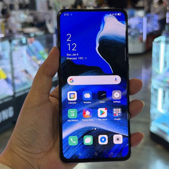 Reno 2 256 GB Oppo Reno2 สีน้ำเงิน เครื่องศูนย์ สภาพสวย จอ6.43นิ้ว แรม8รอม256 Snap730G กล้อง48ล้าน(4ตัว)🔥🔥