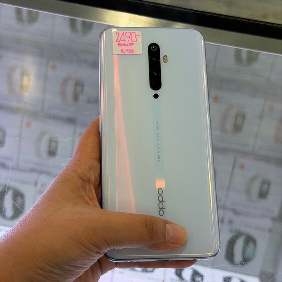 Oppo Reno 2F สีขาว เครื่องศูนย์ สภาพสวย จอเบิร์นบาง จอ6.5นิ้ว แรม8รอม128 กล้องPop-Up กล้องหลัง48ล้าน(4ตัว)🔥🔥 รูปที่ 2