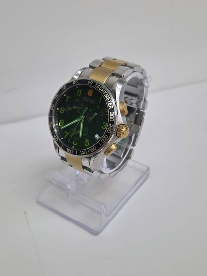 Victorinox Swiss Army Chronograph Two-Tone Sapphire Tachymeter สภาพสวย พร้อมใช้งาน รูปที่ 10