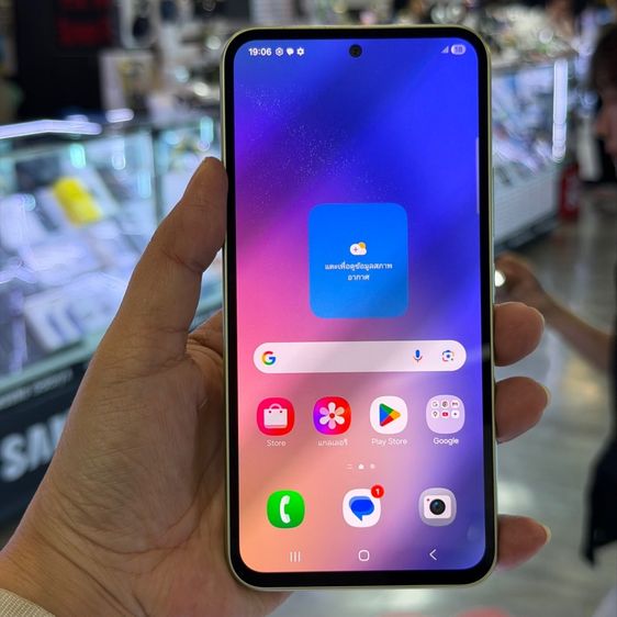 Galaxy A54 128 GB Samsung A54 5G สีเขียว เครื่องศูนย์ สภาพสวยมากๆ จอ6.4นิ้ว แรม8รอม128 กล้อง50ล้าน(3ตัว)🔥🔥