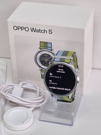 อื่นๆ เงิน OPPO Watch S ครบกล่อง อุปกรณ์แท้ สายสํารองแท้ สภาพสวย
