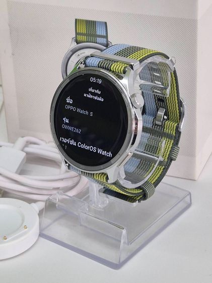 OPPO Watch S ครบกล่อง อุปกรณ์แท้ สายสํารองแท้ สภาพสวย รูปที่ 2