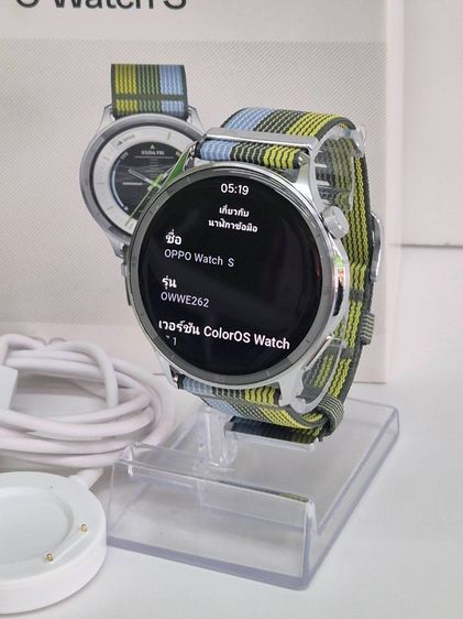 OPPO Watch S ครบกล่อง อุปกรณ์แท้ สายสํารองแท้ สภาพสวย รูปที่ 3