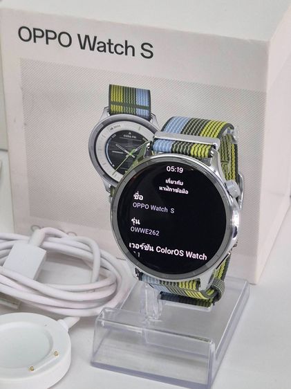 OPPO Watch S ครบกล่อง อุปกรณ์แท้ สายสํารองแท้ สภาพสวย รูปที่ 4