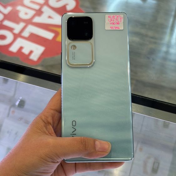 Vivo V30 สีเขียว เครื่องศูนย์ สภาพสวยมากๆ จอ6.78นิ้ว แรม12รอม256 Snap7 Gen3 กล้อง50ล้าน(3ตัว)🔥🔥 รูปที่ 2