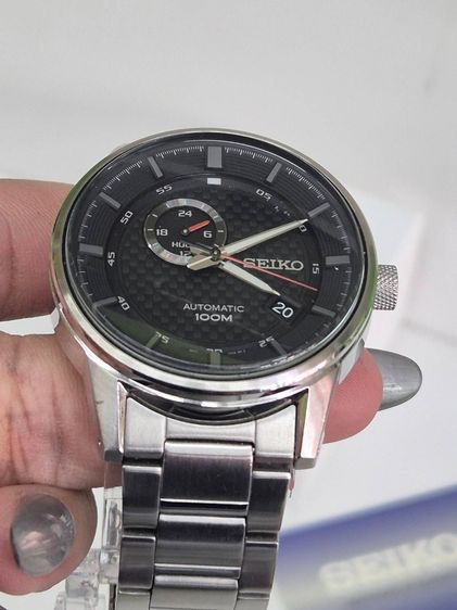 Seiko Automatic 4R37 100M ฝาหลังใส สายสแตนเลสแท้ เครื่องออโต้ รูปที่ 16