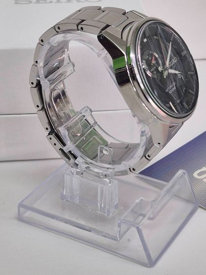 Seiko Automatic 4R37 100M ฝาหลังใส สายสแตนเลสแท้ เครื่องออโต้ รูปที่ 18