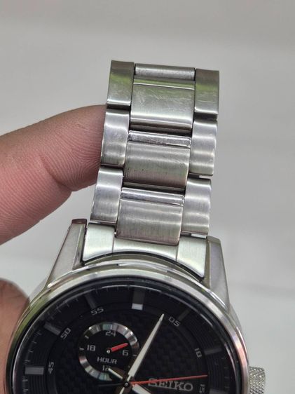 Seiko Automatic 4R37 100M ฝาหลังใส สายสแตนเลสแท้ เครื่องออโต้ รูปที่ 10