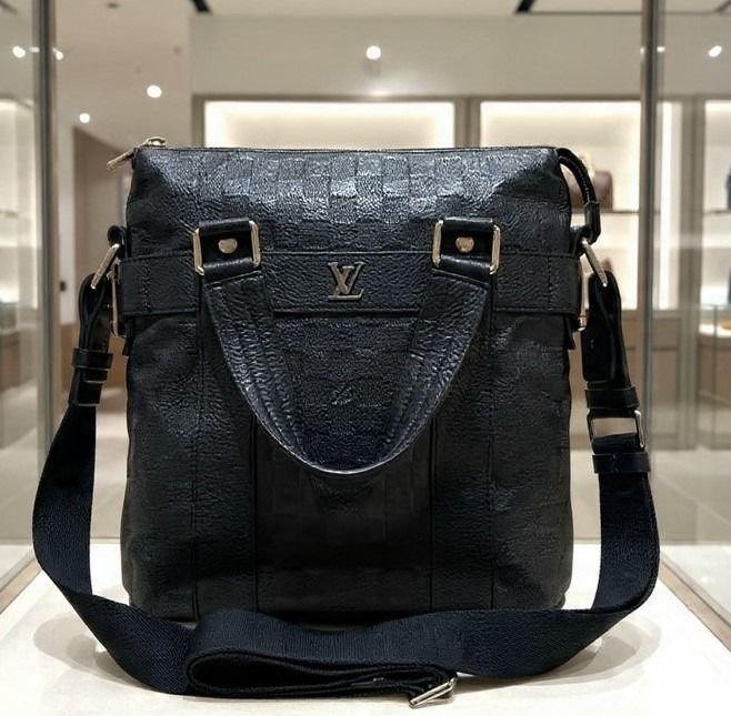 Louis Vuitton Messenger Voyager PM Monogram Shadow Leather 