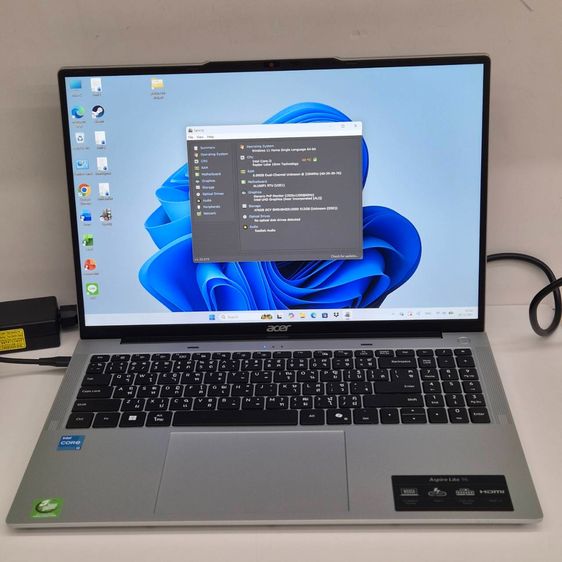 Aspire series อื่นๆ อื่นๆ อื่นๆ ใช่ Acer Aspire Lite 16 i3 Gen13 RAM 8GB SSD 512GB จอใหญ่ 16" ประกันยาวถึง 05-2027