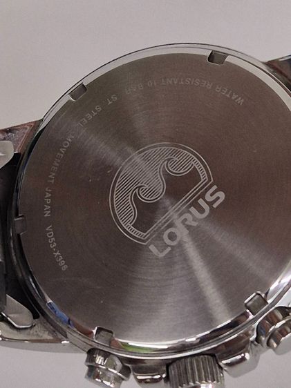 LORUS Chronograph รุ่น VD53-X386 สายสแตนเลสแท้ เครื่องญี่ปุ่น จับเวลาได้ รูปที่ 2