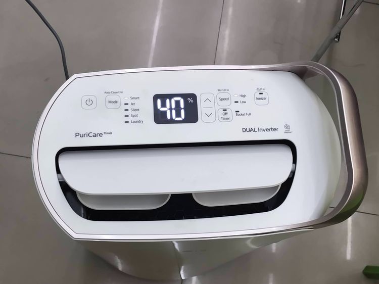 LG PuriCare เครื่องลดความชื้น Dual Inverter 19L-วัน WiFi ThinQ ยังไม่เคยใช้งาน รูปที่ 9