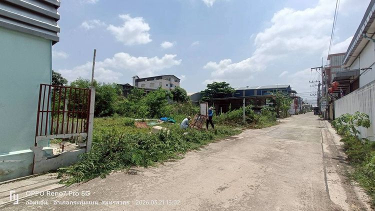 ขายที่ดินผังสีม่วง 94 ตรว ติดถนนสาธารณะ ถมแล้ว ซอยนวนทอง 9 ต.อ้อมน้อย อ.กระทุมแบน จ.สมุทรสาคร  รูปที่ 4