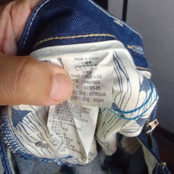 กางเกงยีนส์ levi's ผู้หญิง ยีนส์ดีไซด์สไตล์ญี่ปุ่น ( มีตำหนิขายลดราคา )  รูปที่ 6