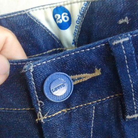 กางเกงยีนส์ levi's ผู้หญิง ยีนส์ดีไซด์สไตล์ญี่ปุ่น ( มีตำหนิขายลดราคา )  รูปที่ 5