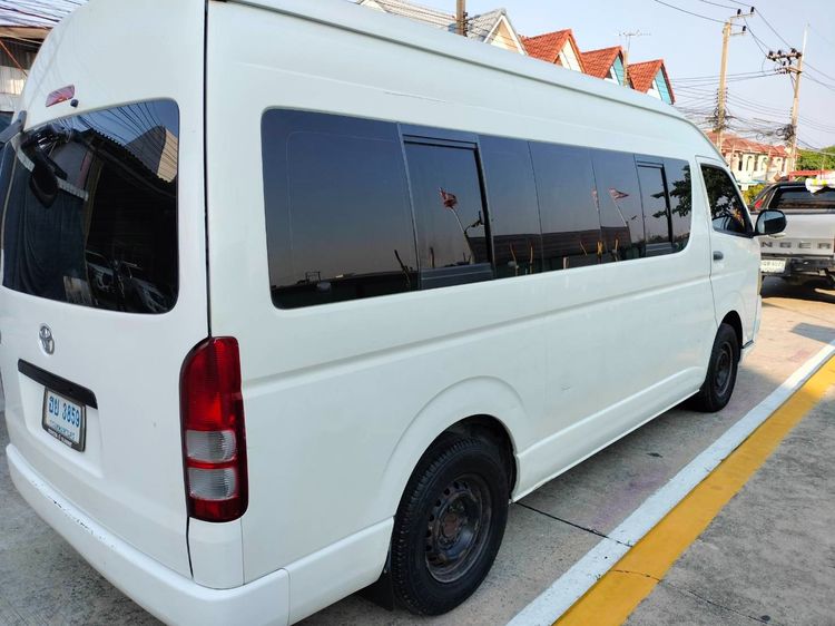 Toyota Commuter 2013 3.0 Van ดีเซล ไม่ติดแก๊ส เกียร์ธรรมดา ขาว รูปที่ 3