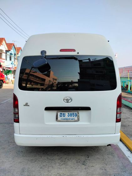 Toyota Commuter 2013 3.0 Van ดีเซล ไม่ติดแก๊ส เกียร์ธรรมดา ขาว รูปที่ 4