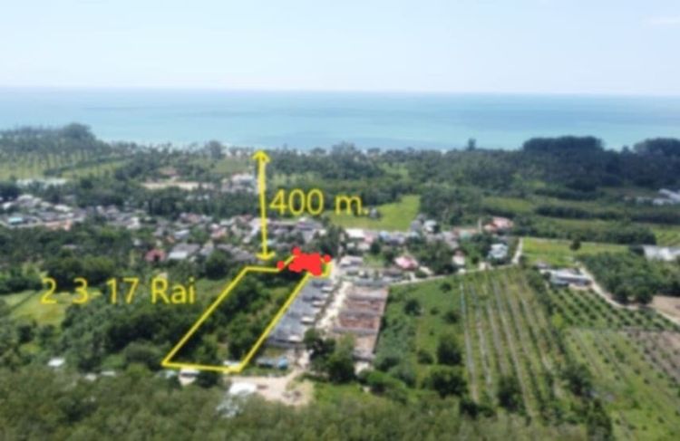 ขายที่ดินลงหาดลงทะเลได้เลยเพียง3นาทีLAND FOR SALE 400 m TO BEACH Khok Kloi Phang Nga  2.5Rai  20 MIN TO PHUKET AIRPORT รูปที่ 3