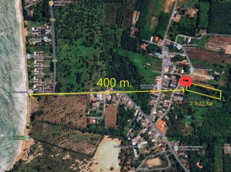 ขายที่ดินลงหาดลงทะเลได้เลยเพียง3นาทีLAND FOR SALE 400 m TO BEACH Khok Kloi Phang Nga 452 SQ.M 20 MIN TO PHUKET AIRPORT452 ตรม