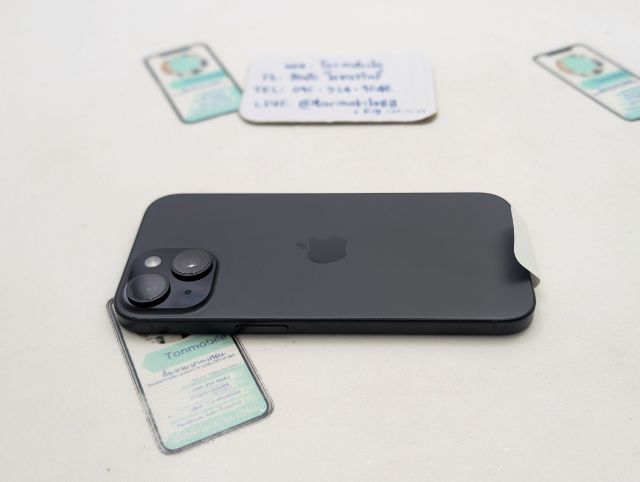 ขาย เทิร์น iPhone 15 128 Black ศูนย์ไทย ของใหม่มือ 1 แกะเช็ค ประกันยังไม่เดิน อุปกรณ์ครบยกกล่อง เพียง 18,990 บาท ครับ  รูปที่ 5