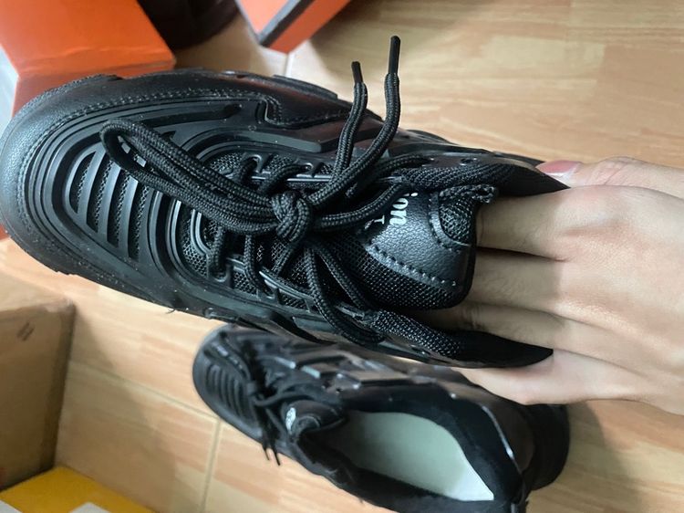 รองผ้าใบสีดำเสริมส้น รูปที่ 5