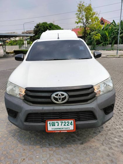 Toyota Hilux Revo 2016 2.4 J Pickup ดีเซล ไม่ติดแก๊ส เกียร์ธรรมดา ขาว รูปที่ 4