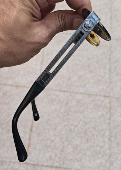 แว่นกันแดด Vintage Versace Mod. S68 Col.89M Gunmetal สวยมาก ราคาแบ่งปันครับ รูปที่ 7