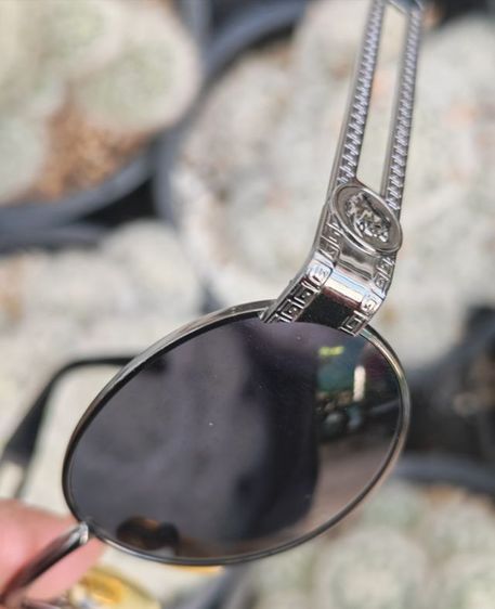 แว่นกันแดด Vintage Versace Mod. S68 Col.89M Gunmetal สวยมาก ราคาแบ่งปันครับ รูปที่ 11
