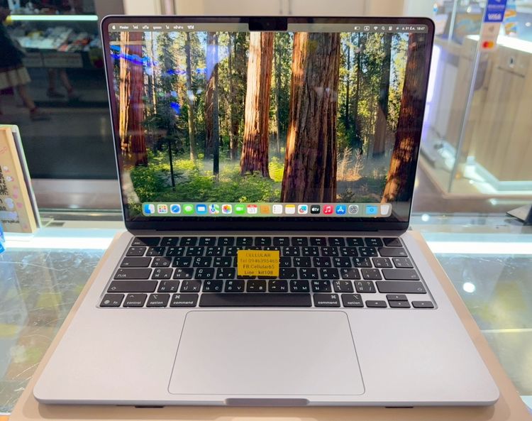 Apple วินโดว์ 16 กิกะไบต์ อื่นๆ ใช่ Macbook Air 13 M4 512GB Ram16 GPU10 ประกันศูนย์2เดือนกว่าครบกล่อง