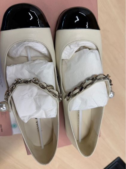 Mui Mui ballet shoe size 38 รูปที่ 4