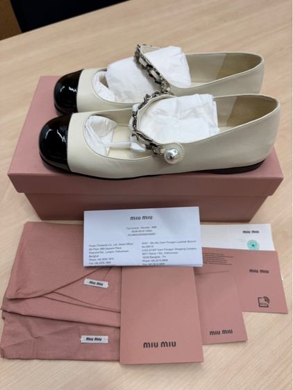 Mui Mui ballet shoe size 38 รูปที่ 2