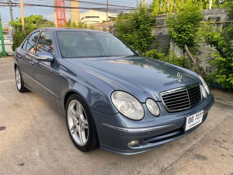 Mercedes-Benz E-Class 2005 E240 Sedan เบนซิน ไม่ติดแก๊ส เกียร์อัตโนมัติ เทา รูปที่ 3