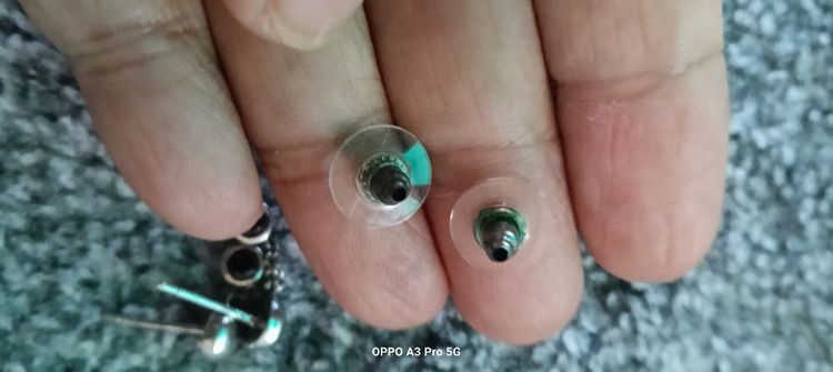 ต่างหูเงินแท้ โกเมนแท้