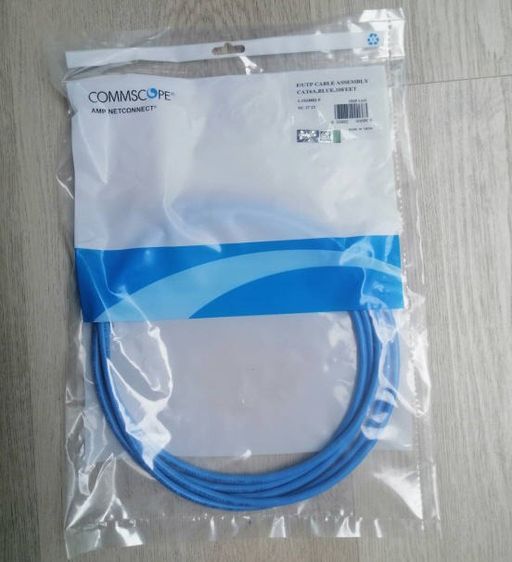 อุปกรณ์เครือข่าย ขายยกกล่องสายสำเร็จ CommScope UTP-CAT6A, Fiber-OM4 และ Cisco Serial Console RJ45 to DB9 ของแท้ยังไม่ได้แกะออกจากถุง (ราคาไม่รวมค่าส่ง)