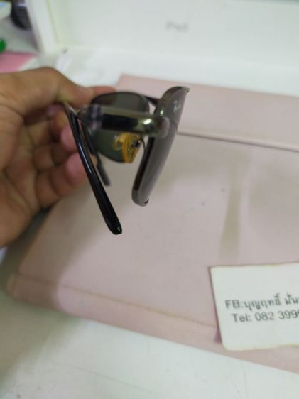 แว่นกันแดด Rayban RB 8016 MADE IN ITALY 64 13 128 หน้า กว้าง 152 เลนส์ สวยใส สภาพดี รูปที่ 2