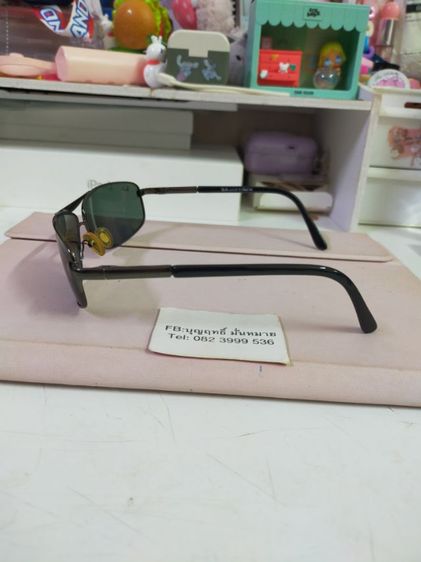 แว่นกันแดด Rayban RB 8016 MADE IN ITALY 64 13 128 หน้า กว้าง 152 เลนส์ สวยใส สภาพดี รูปที่ 11