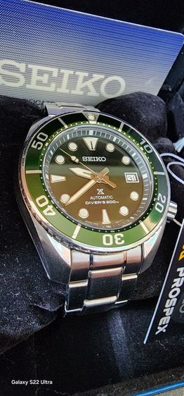 เงิน Seiko  ไซโก้ prospex Sumo green ยักษ์เขียว