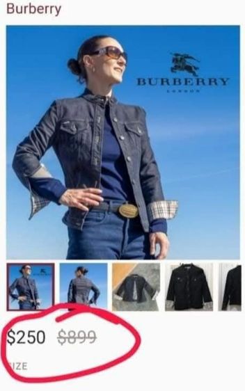 แจ็คเก็ตยีนส์ BURBERRY🧥🇮🇹แรไอเทม รูปที่ 18