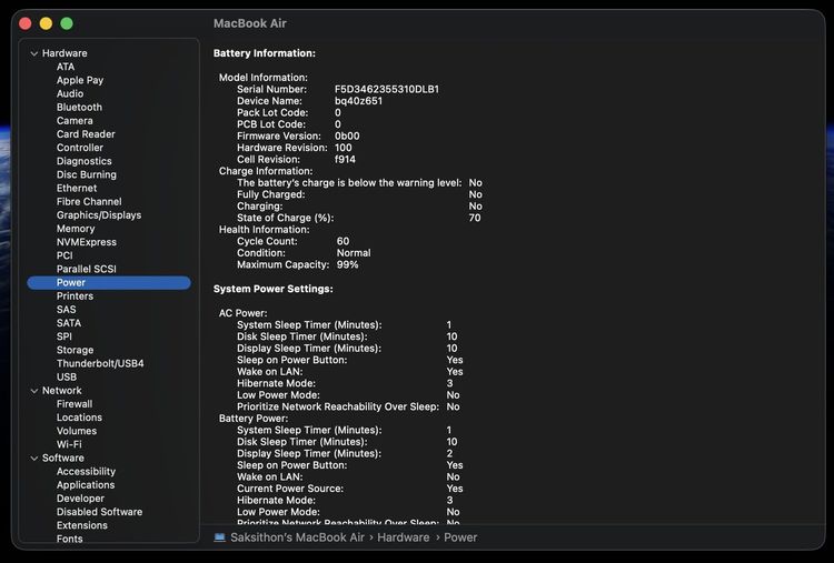 MacBook Air M2 13" สี Silver รูปที่ 14