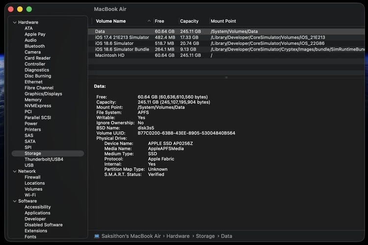 MacBook Air M2 13" สี Silver รูปที่ 12