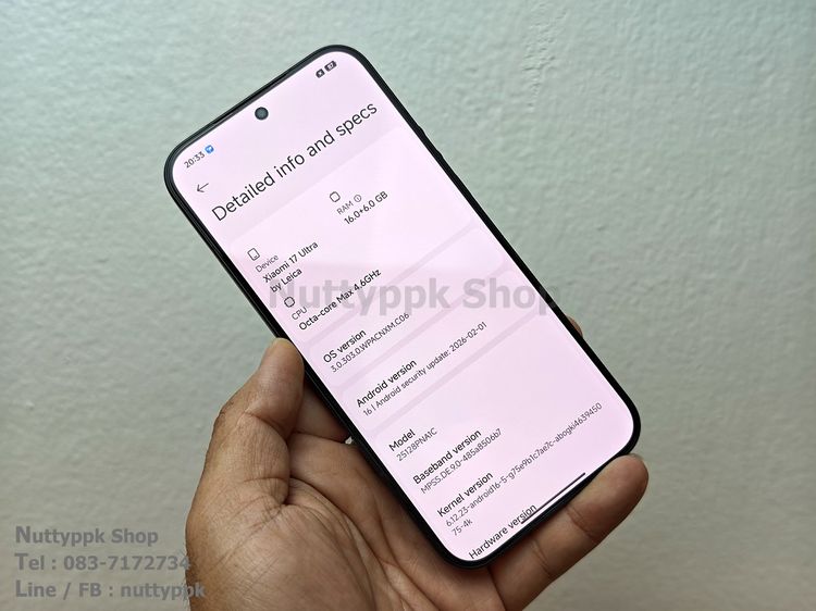 📌 Xiaomi 17 Ultra Leica Edittion 16-512G เครื่องนอก CN กล้องเทพที่สุด สภาพนางฟ้า รูปที่ 18
