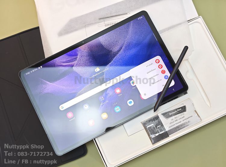 📌 Samsung Galalxy Tab S7 FE 4-64G Wifi สภาพนางฟ้า ครบยกกล่อง แถมเคสฝาพับ รูปที่ 2