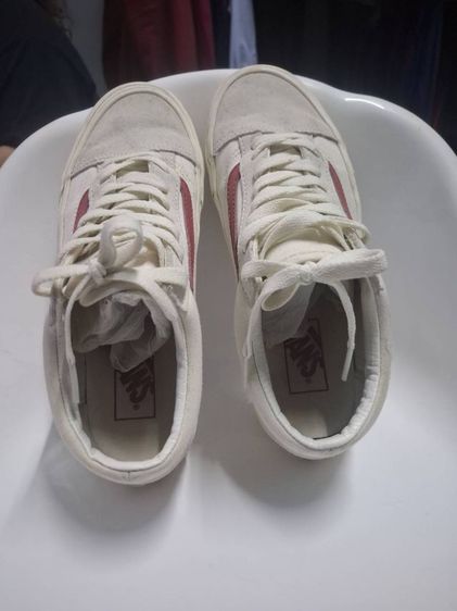 รองเท้าผ้าใบ vans สีขาวมือสองเบอร์ 39 รูปที่ 4
