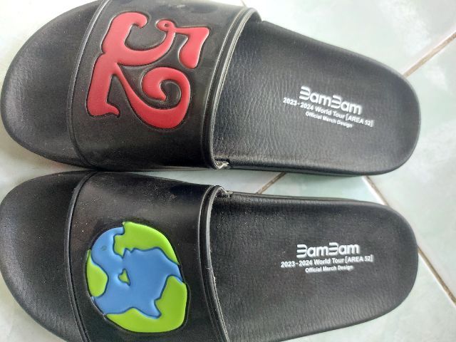 รองเท้าแตะแบมแบม GOT7 มือสองเบอร์ 38 รูปที่ 2