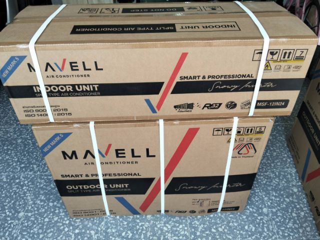 แอร์ติดผนัง เป็นระบบอินเวอร์เตอร์ อื่นๆ แอร์มือ 1 ประกันศูนย์ marvel inverter 12000 BTU แถมท่อทองแดง 4 เมตร compressor รับประกัน 12 ปี 